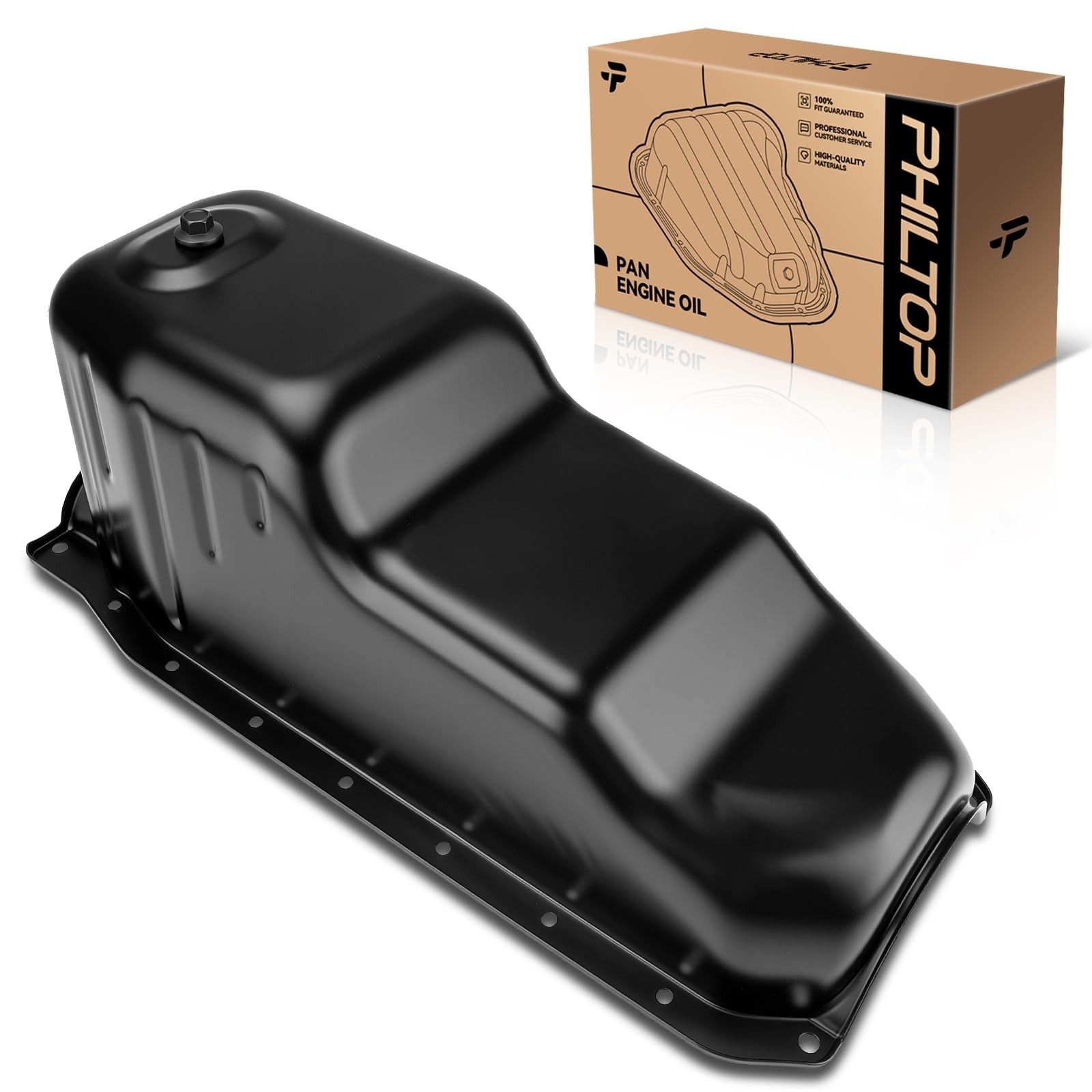 PHILTOP 264-132 Engine Oil Pan, Fits Cadillac, Chevrolet, GMC, Isuzu, 5.7L V8…
