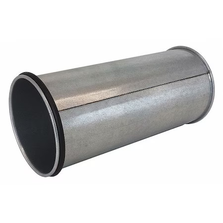 Nordfab 8040207328 Round Adjustable Nipple, 10 In Duct Dia, 304 Stainless