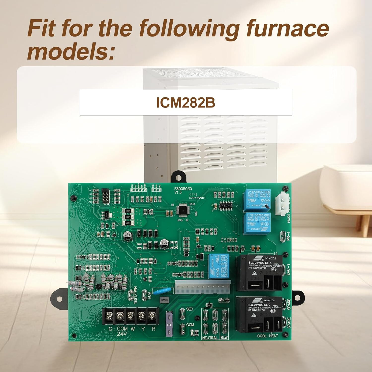 ICM Furnace Control Board – Green (ICM282A)
