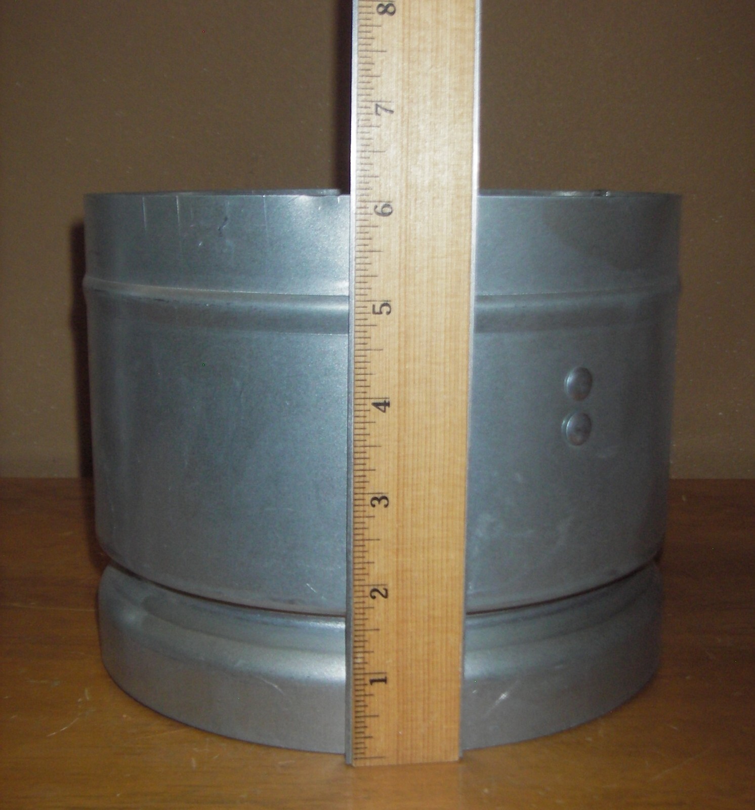 New: RUSKIN: BDR Commercial Backdraft Damper 8″ Round. Rubber Seal. Professional