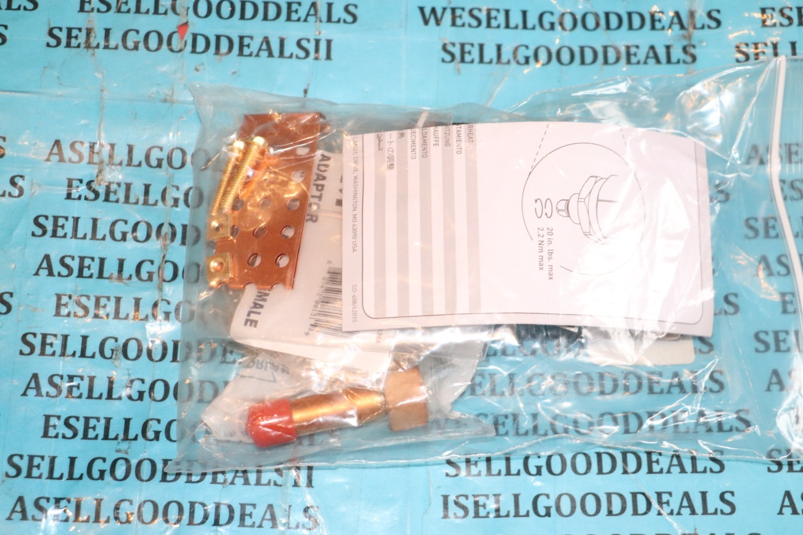 Sporlan HXCAE Expansion Valve 1-1/2-4Tons R410A 3/8 x 1/2 ODF 044437-07 New