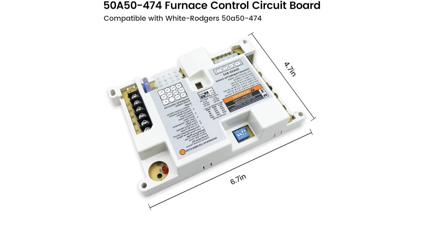 50A55-843 Furnace Control Circuit Board OEM PREMIUM Replacement White Rodgers