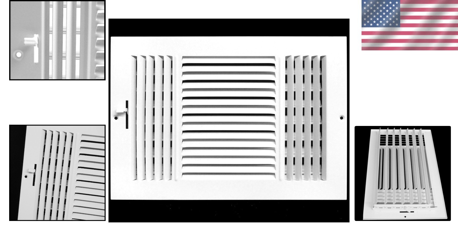 16” x 6” HVAC Air Supply Grille – Sturdy Design with SmoothGlide Tech