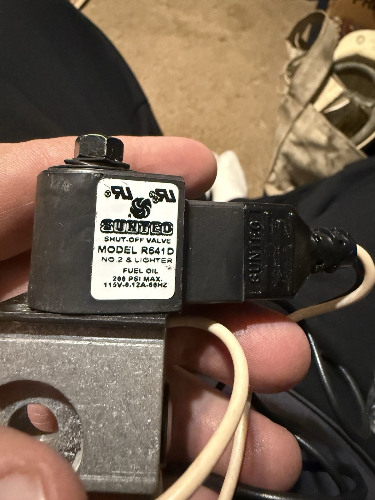 SUNTEC Shut-Off Valve Model C641D Reliable i Ignition and Control Of Gas Burners