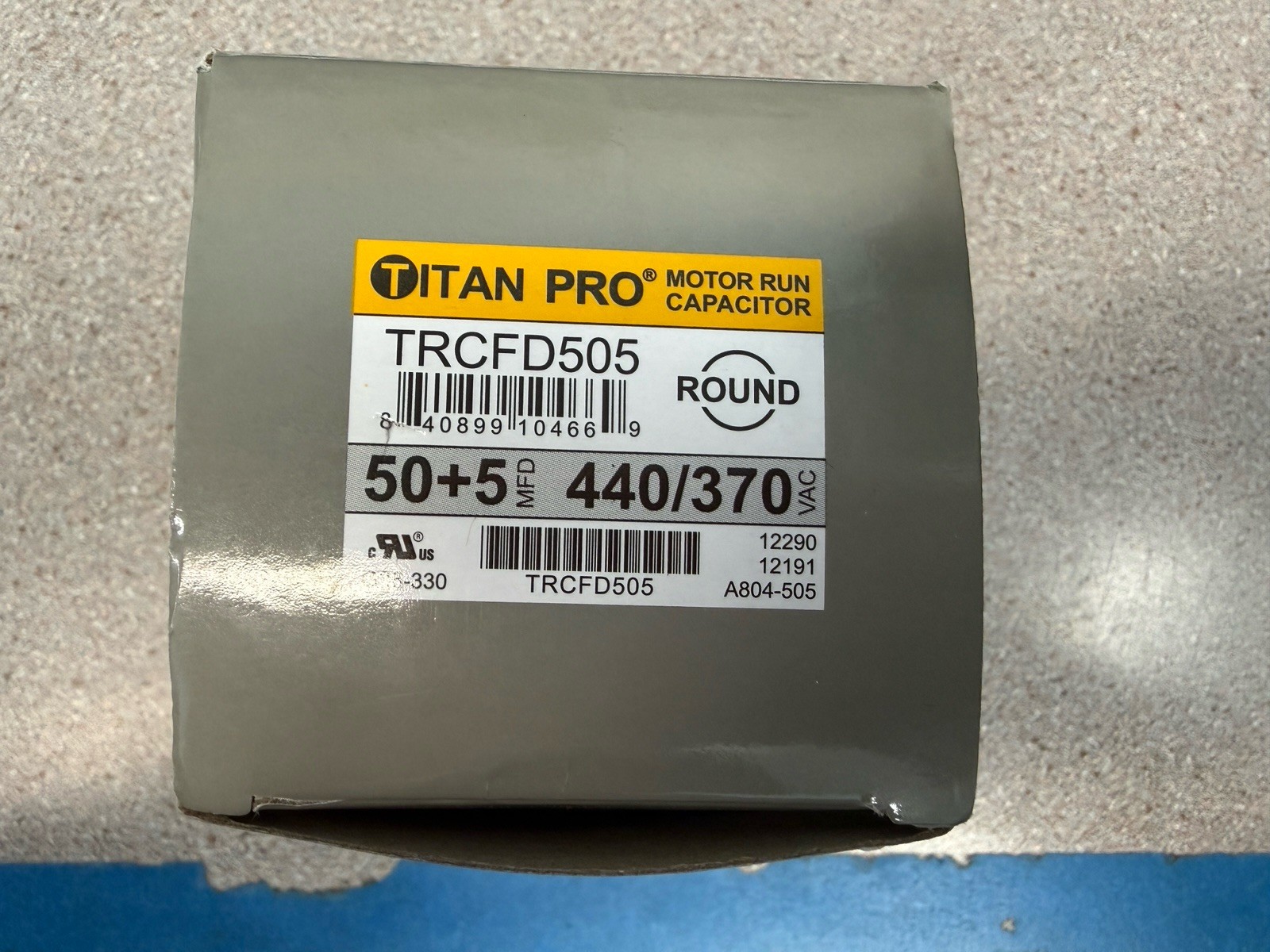 TITAN PRO TRCFD505 Motor Dual Run Capacitor New