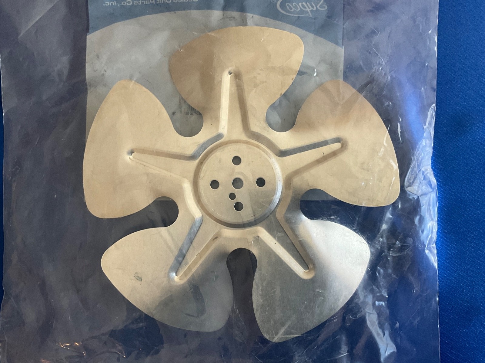 Supco FB103 7“ Fan Blade CCW 5 Wing Hubless