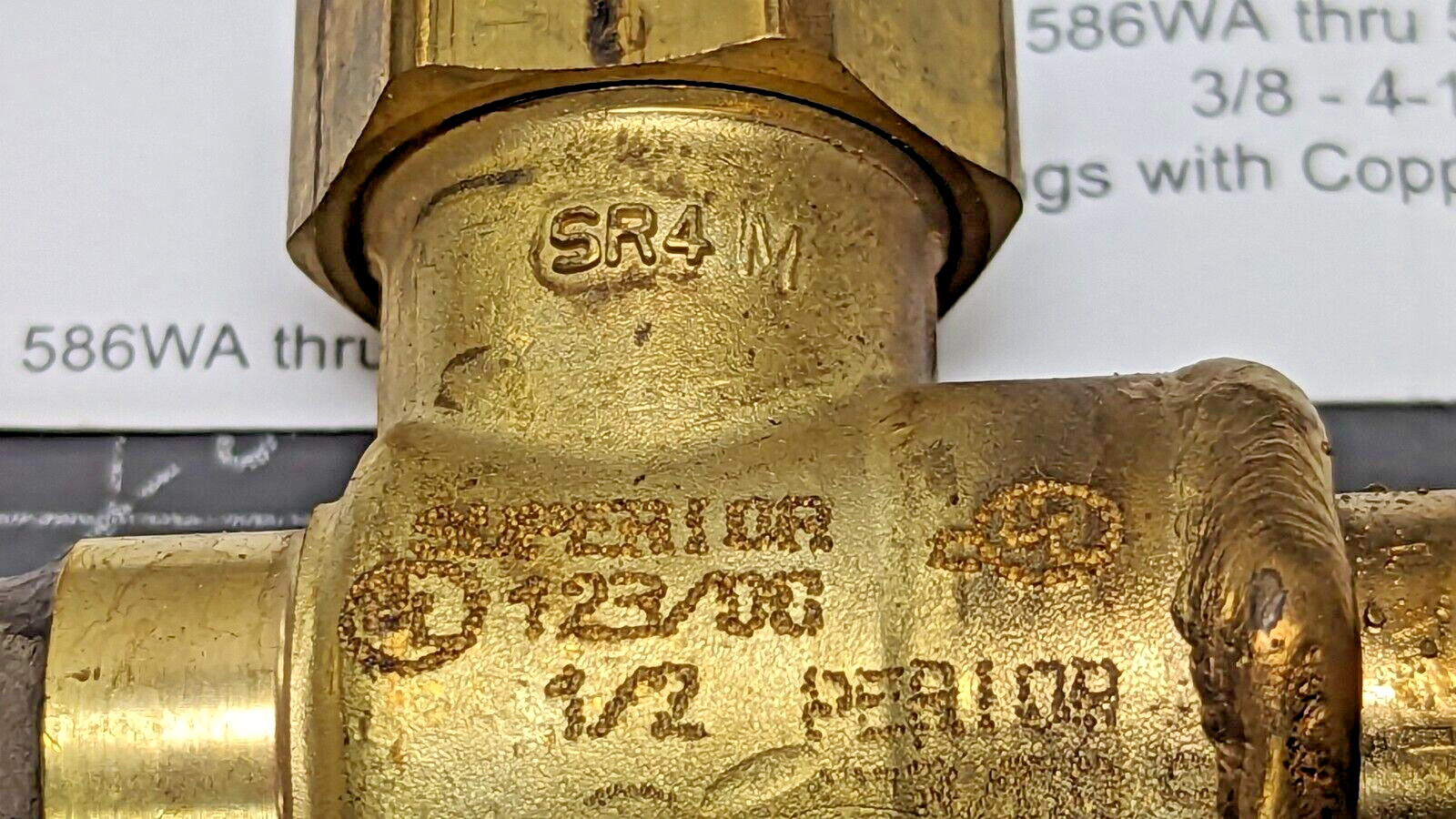 586WA-8ST (12BV) – Superior 1/2″ ODS Refrigeration Ball Valve 700 PSIG [A10]