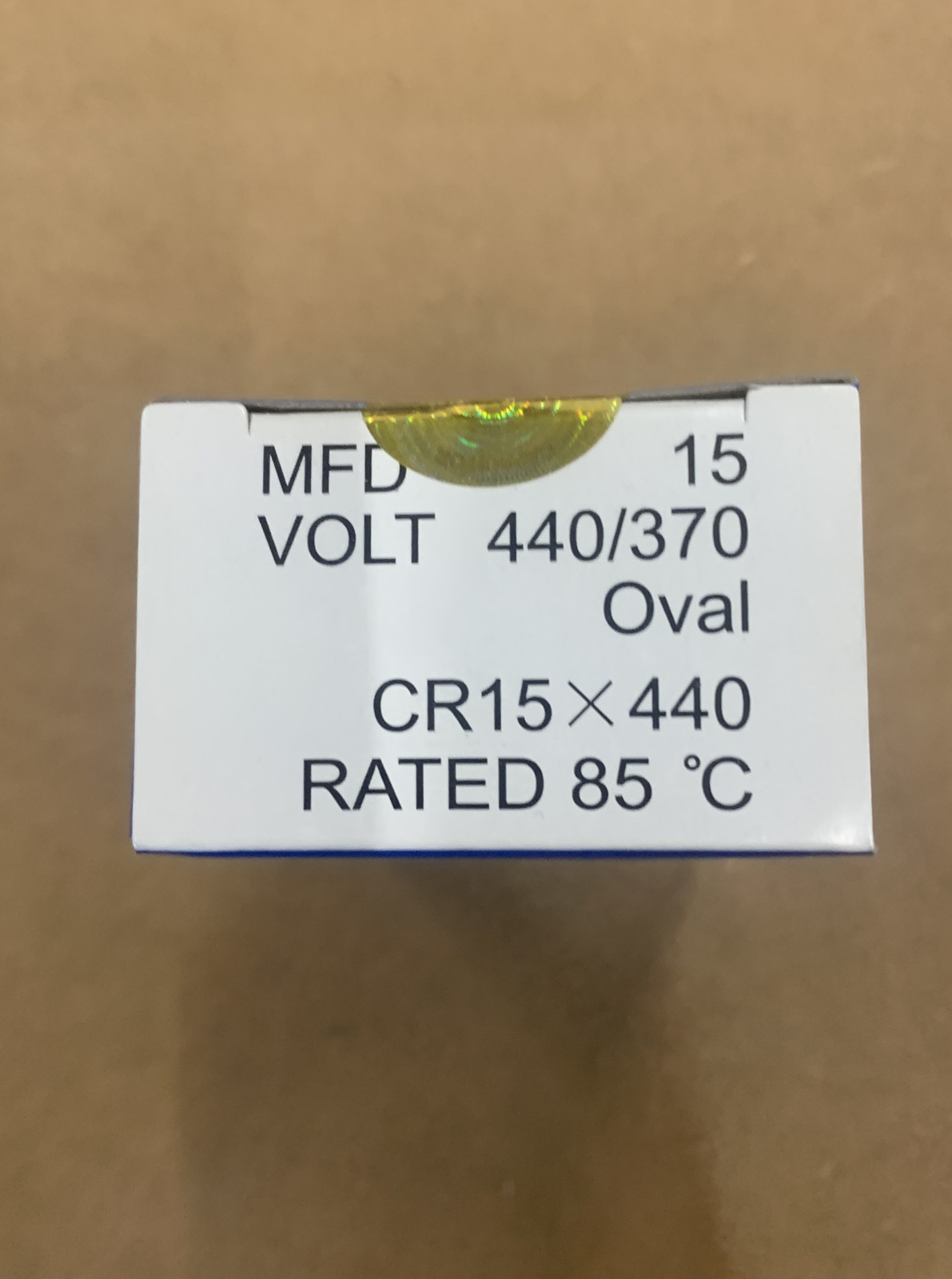 SUPCO CR15X440 OVAL RUN CAPACITOR (15MFD 440V)