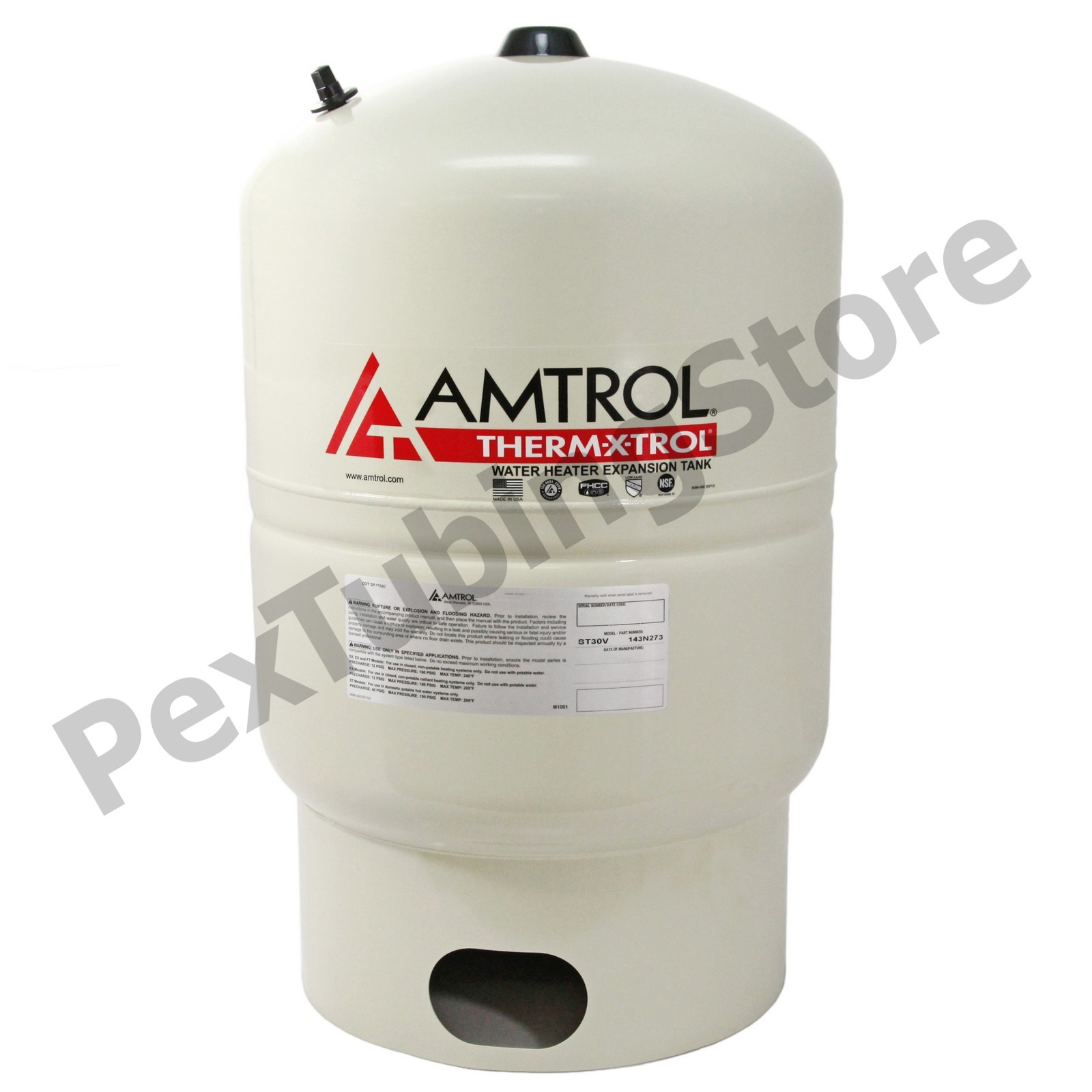 Amtrol Therm-X-Trol ST-30V Thermal Expansion Tank, 14.0 Gal, #143N273