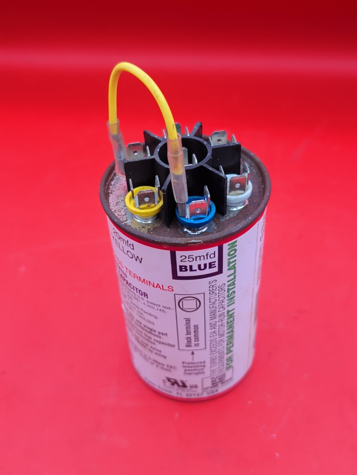 Turbo200 UNIVERSAL MOTOR – RUN CAPACITOR AMRAD W/ 1 Jumpers
