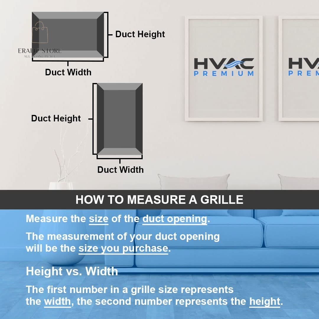 30″ X 8″ Return Air Grille Baseboard HVAC Vent Duct Cover Diffuser, White BRG308