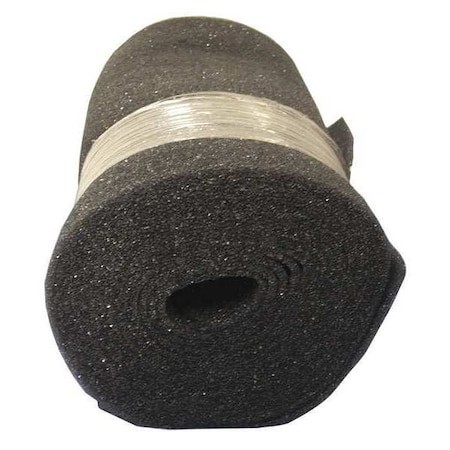 Zoro Select 2Ejz3 48 In X 25 Ft X 1 In Foam Air Filter Roll, Less Than 5 Merv,