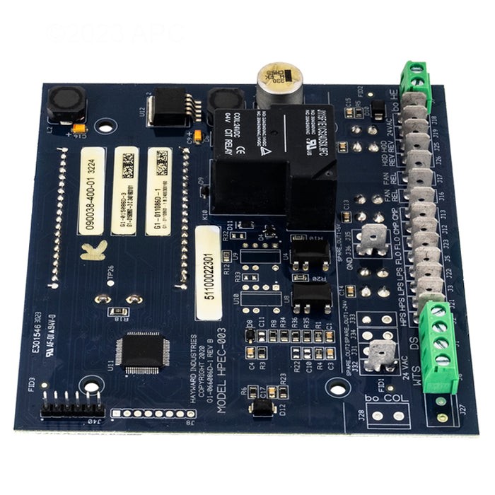 Hayward HPX51100122201 Heat Pump Control Board 1/2″ NPT Plastic