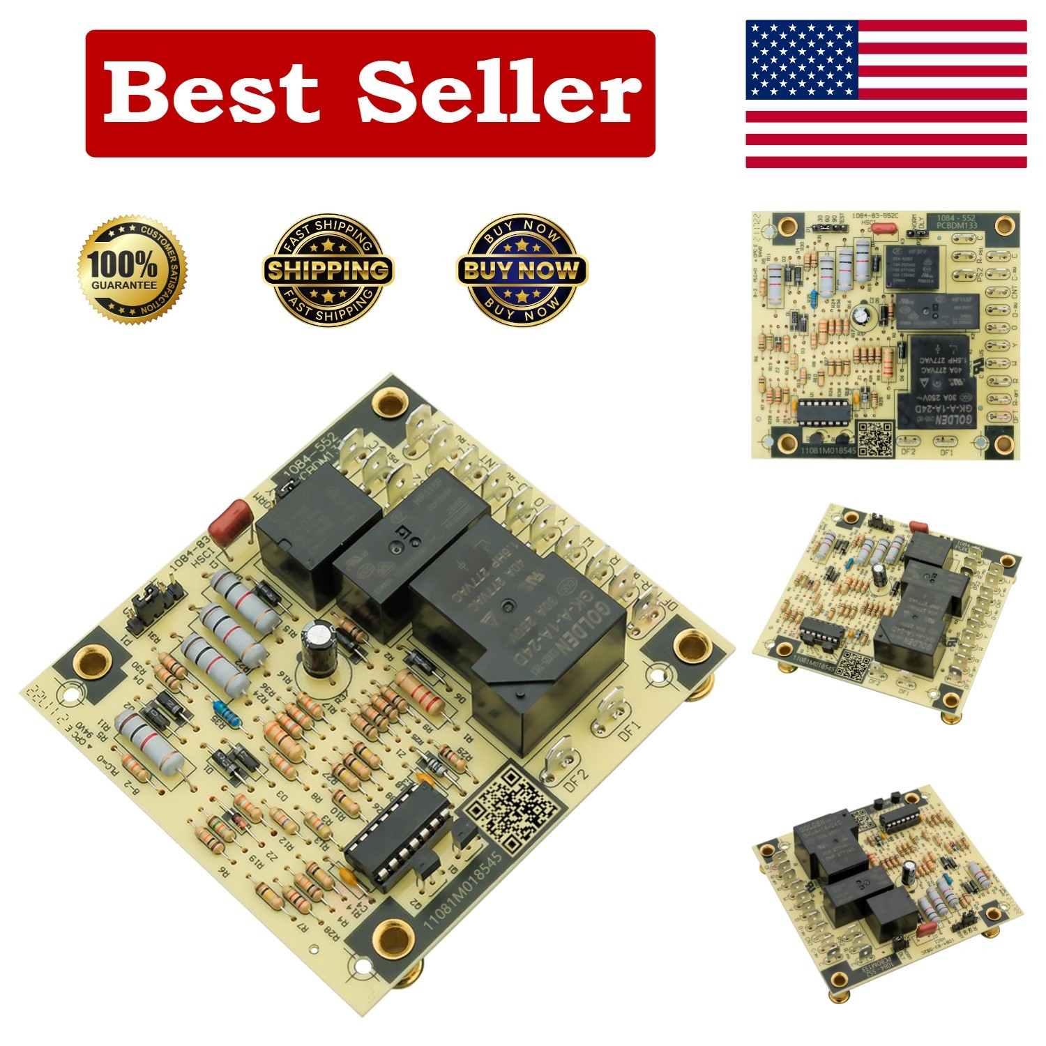 Reliable Defrost Control Board Replacement for Multiple HVAC Models – Fast Setup