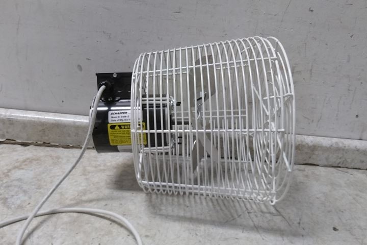 Schaefer GVK12 1/10 HP 115/230VAC 12 In Blade Dia Standard-Duty Industrial Fan