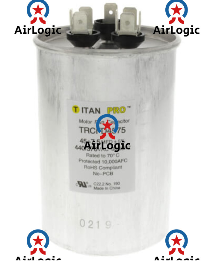 Packard PRCD4575 Motor Round Dual Run Capacitor 45 + 7.5 uf MFD 370 Volt