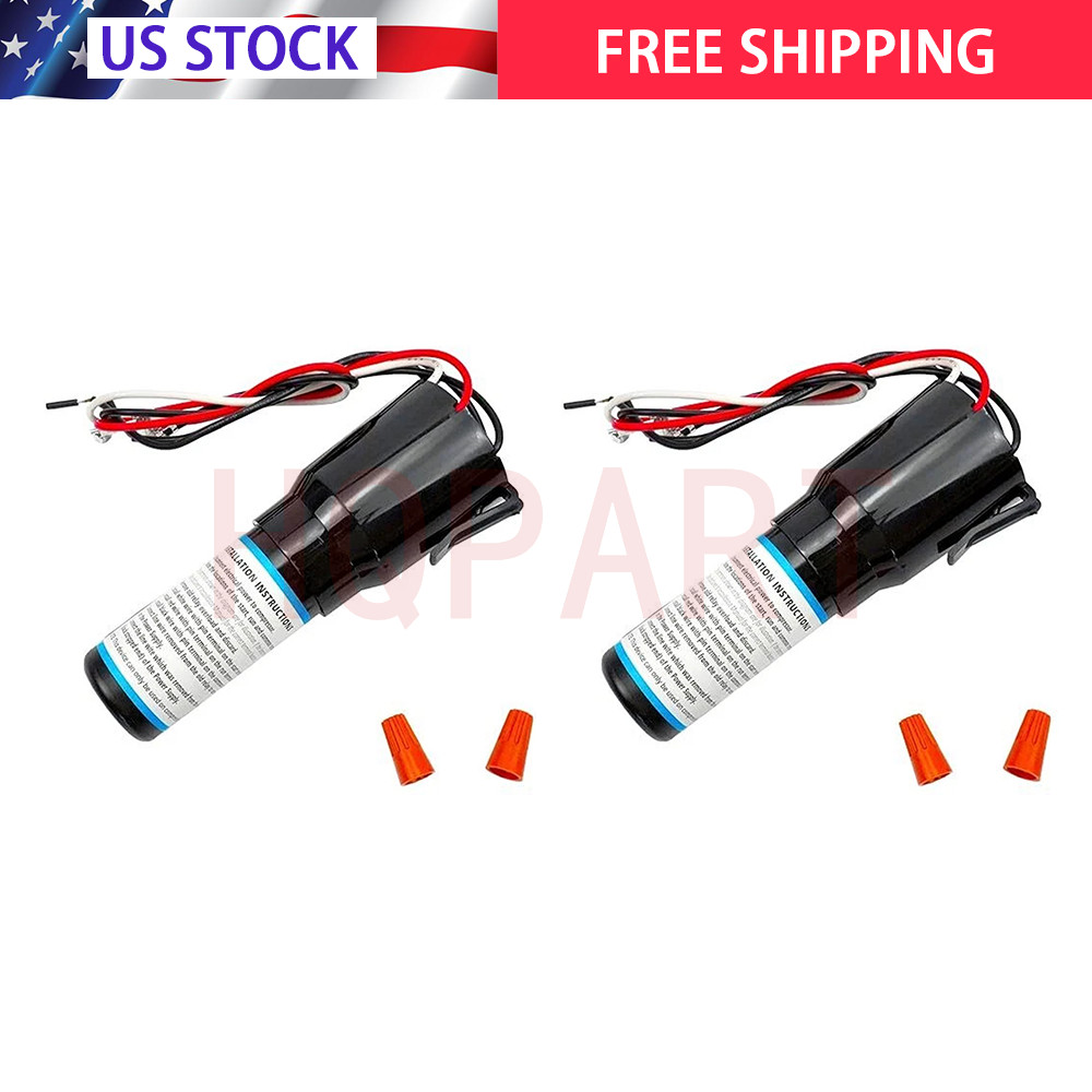 RCO210 2Pcs 3 in 1 Relay Hard Start Capacitor Kits For Refrigerator 1/2HP 115VAC