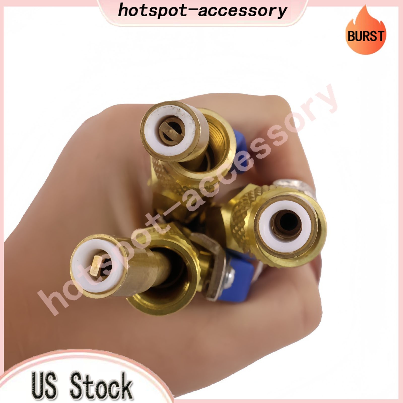 3Pack 29986 Plus II 1/4″ Hose with Compact Ball Valve 72″ Fits R-410A Refrige US