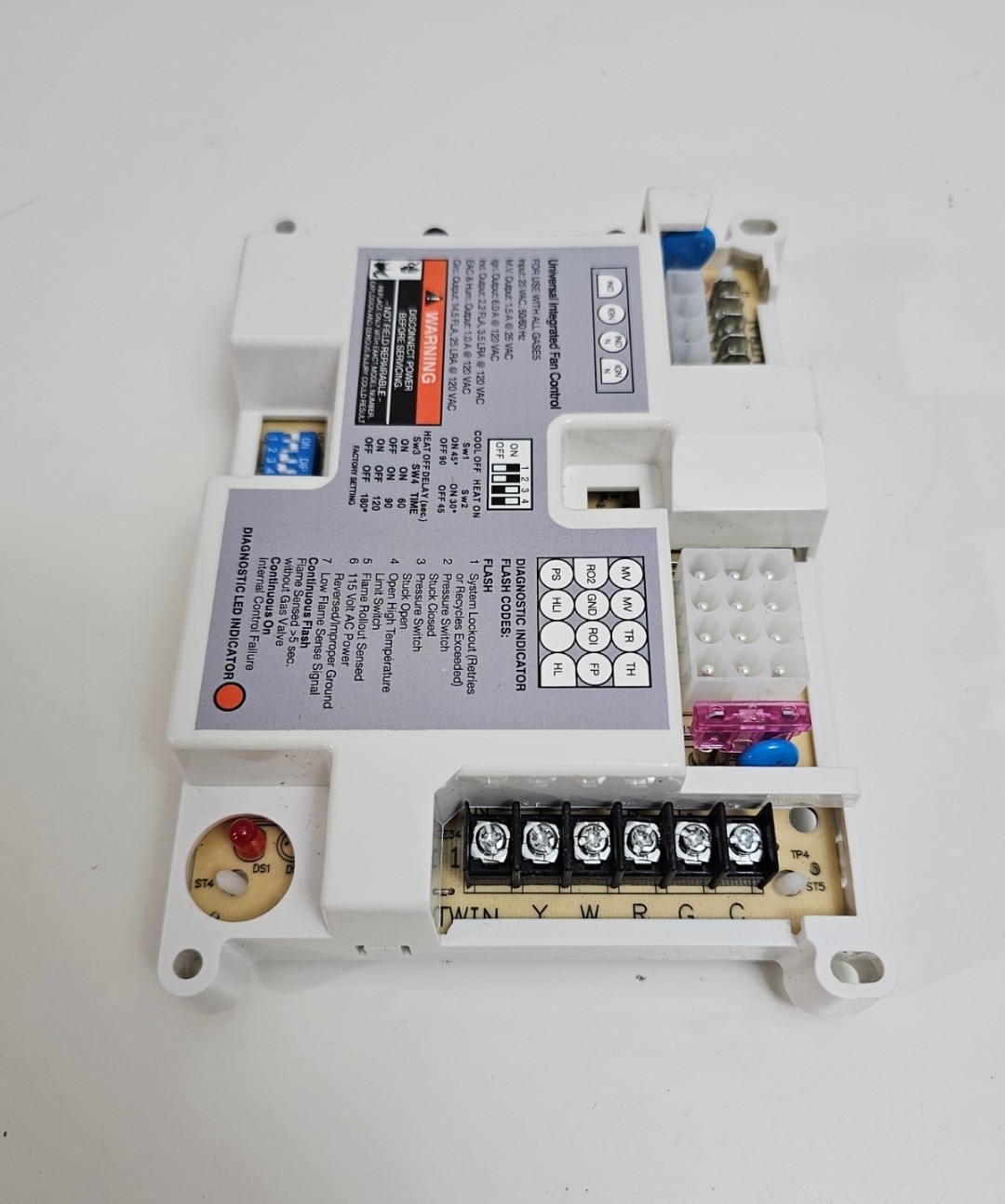 50A55-843 Ignition Control Module Universal Furnace Control Board Lennox White-R