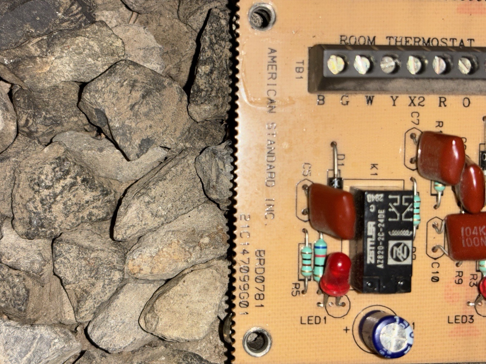 Older+hard to Find American Standard / Trane HVAC Inside Control Board