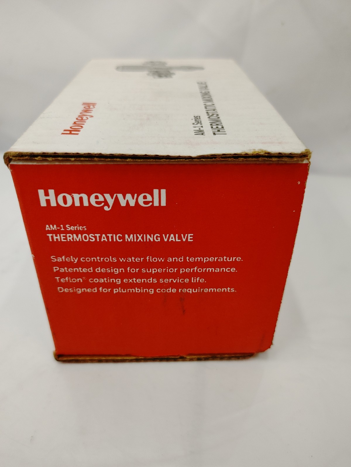 Honeywell Home AM100-US-1LF 1/2″ Union Sweat Thermostatic Mixing – Brass