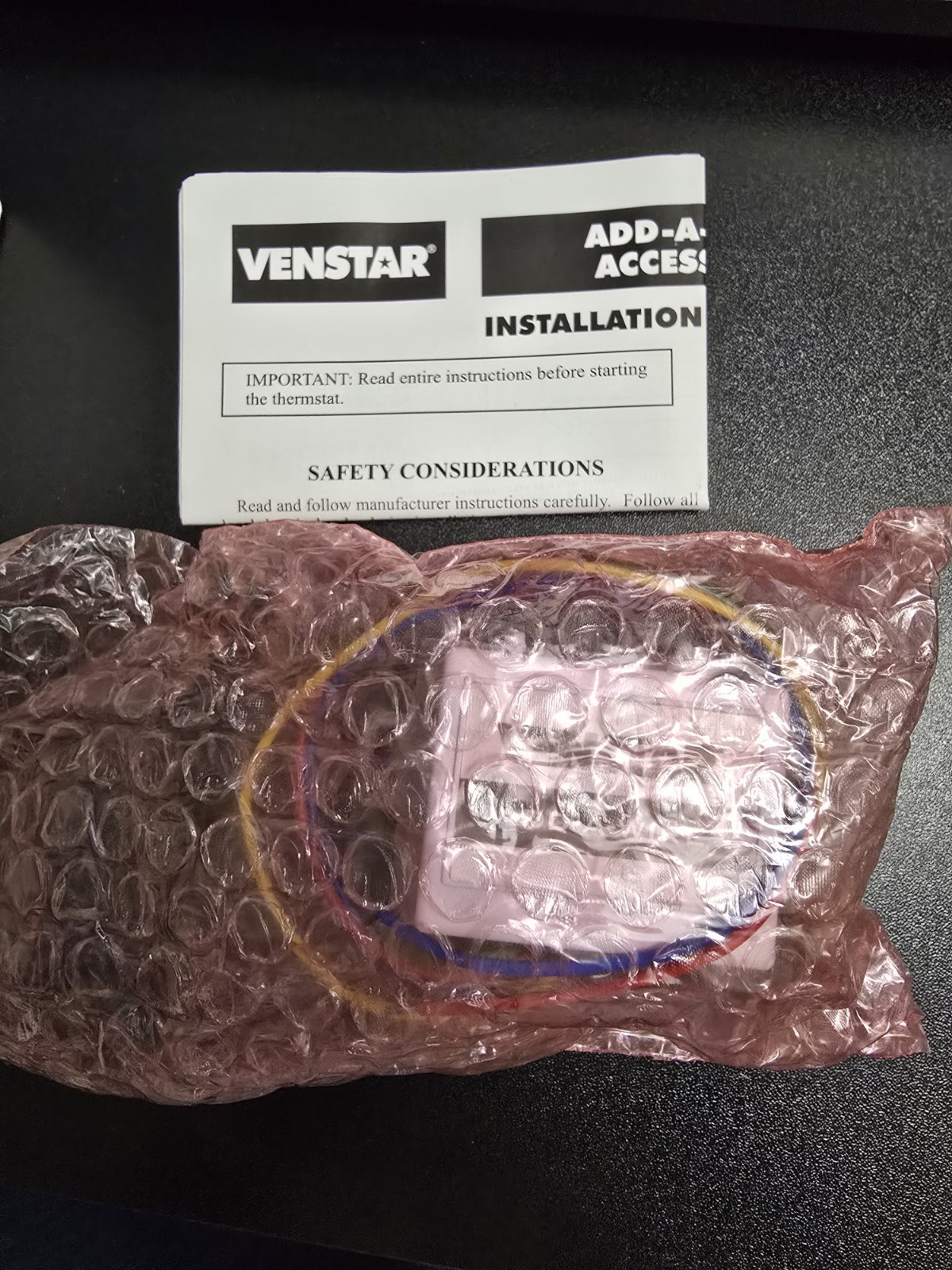 ~HVAC~ ACC0410 – Venstar Add-A-Wire – 24VAC Thermostats – 4 to 5 Wires