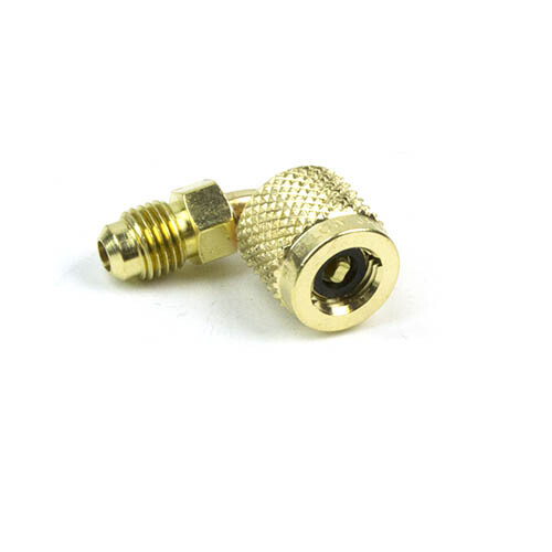 Yellow Jacket 19201 1/4″ Female Quick Coupler 90 ° X 1/4″ Male Flare