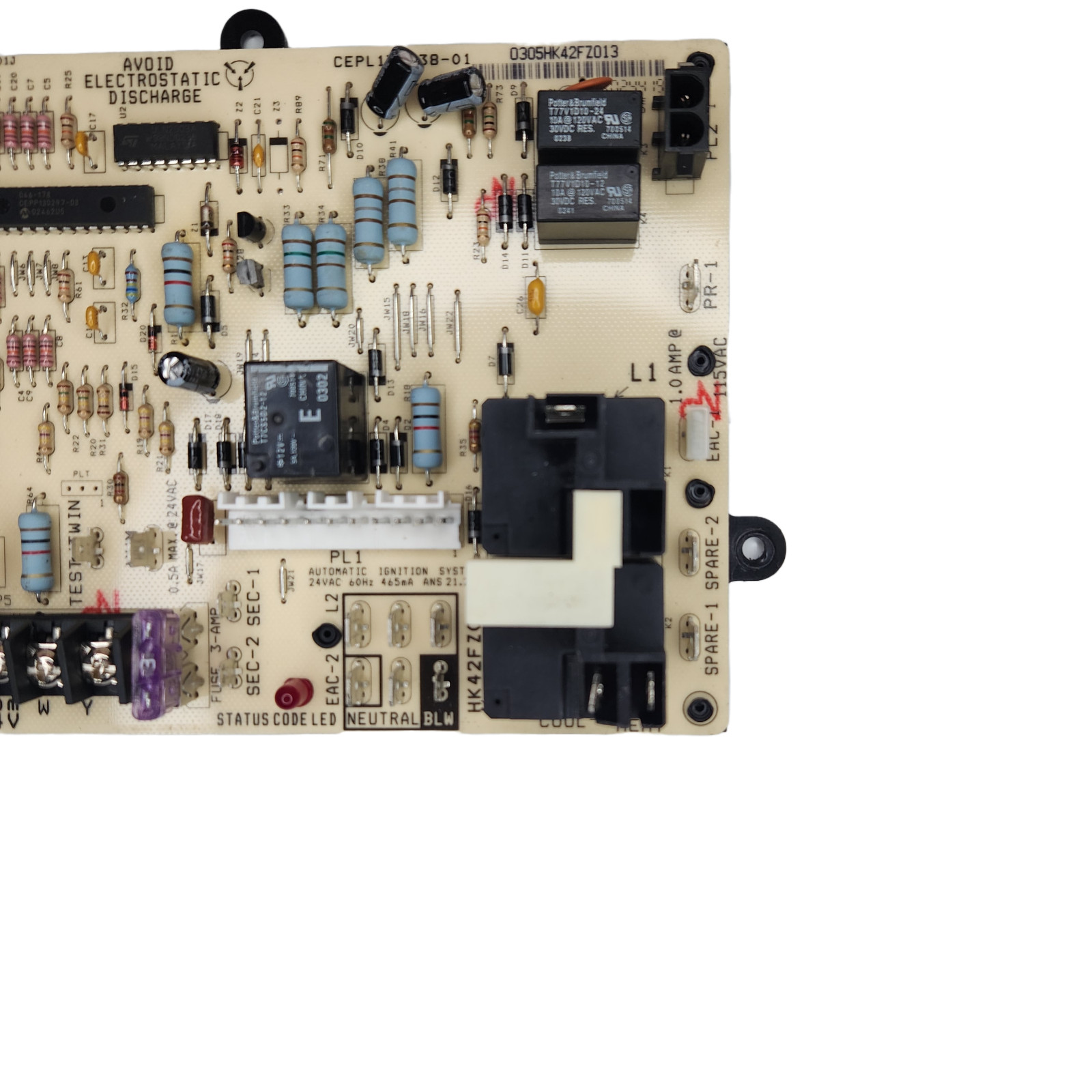 Carrier Bryant Payne HK42FZ013 Furnace Control Board CEPL130438