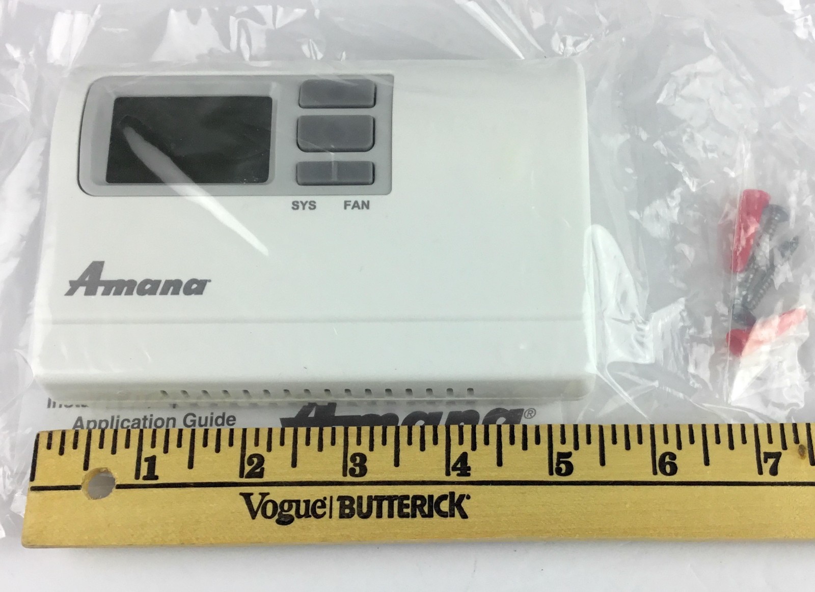 Amana 2246007 Non Programmable Thermostat 2 Stage Heat 2 Stage Cool Or Heat Pump