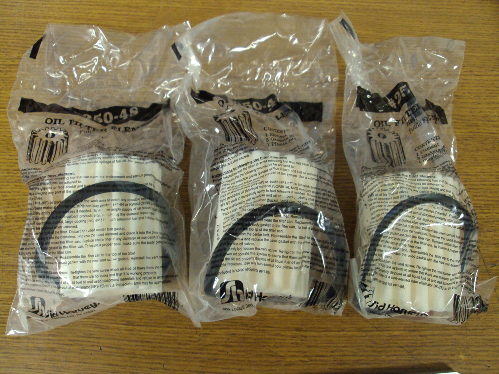 3 New Sid HarveyS 250-48 “Mitco” Fits Full Flow FB4 Oil Filters S20