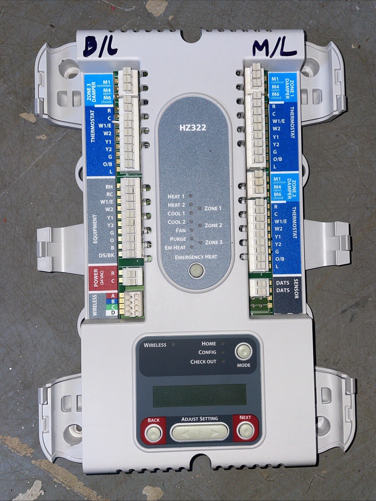 Honeywell Truezone HZ322 3 Zone Control Panel