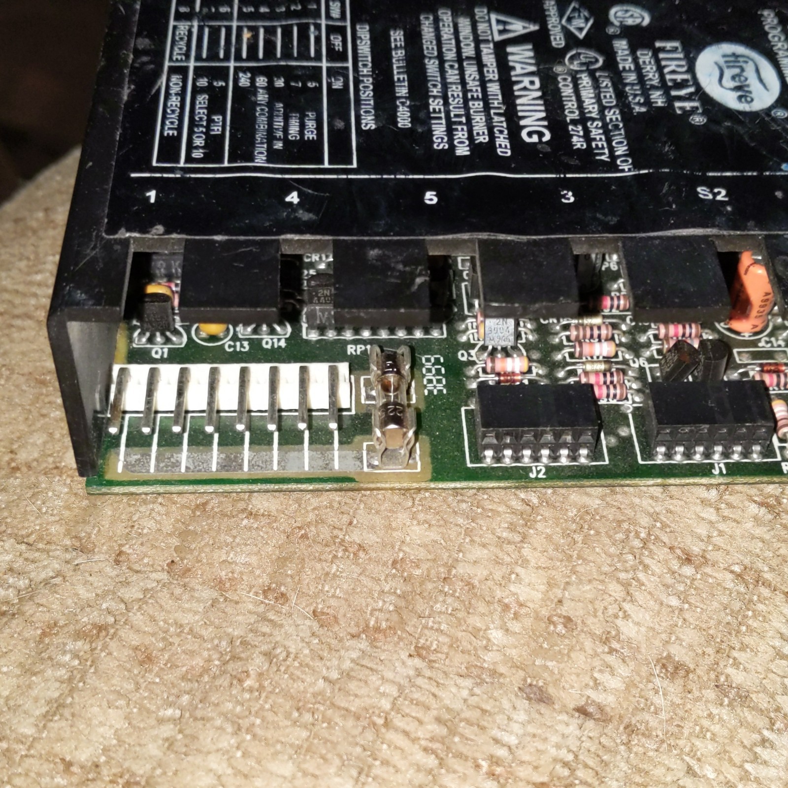 Fireye Programmer Module MP230H Primary Safety Control 240V 5A 1-Phase