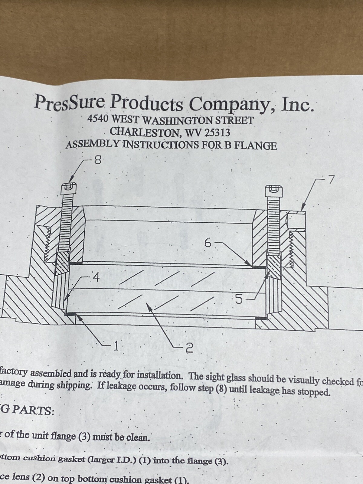 Lot of 2 PresSure Sight Glass High Pressure 6-3/16″ X 1-3/4” New