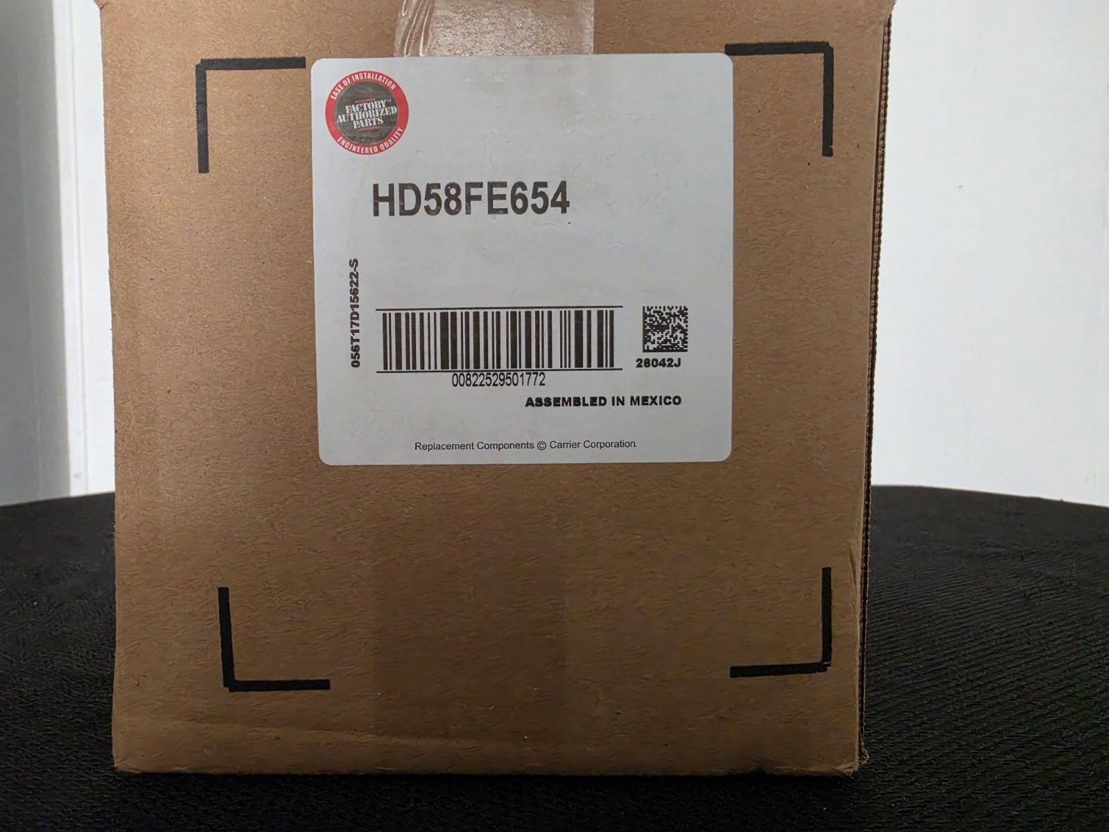 Carrier HD58FE654 Blower Motor 208-230/460V 3PH 2.9HP OEM New Sealed