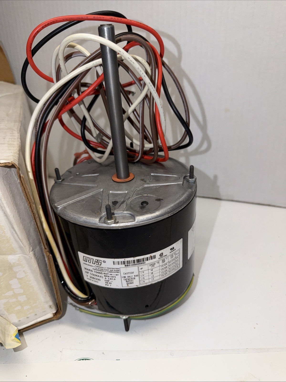 MARS 10465 CONDENSER MOTOR 2 SPEED