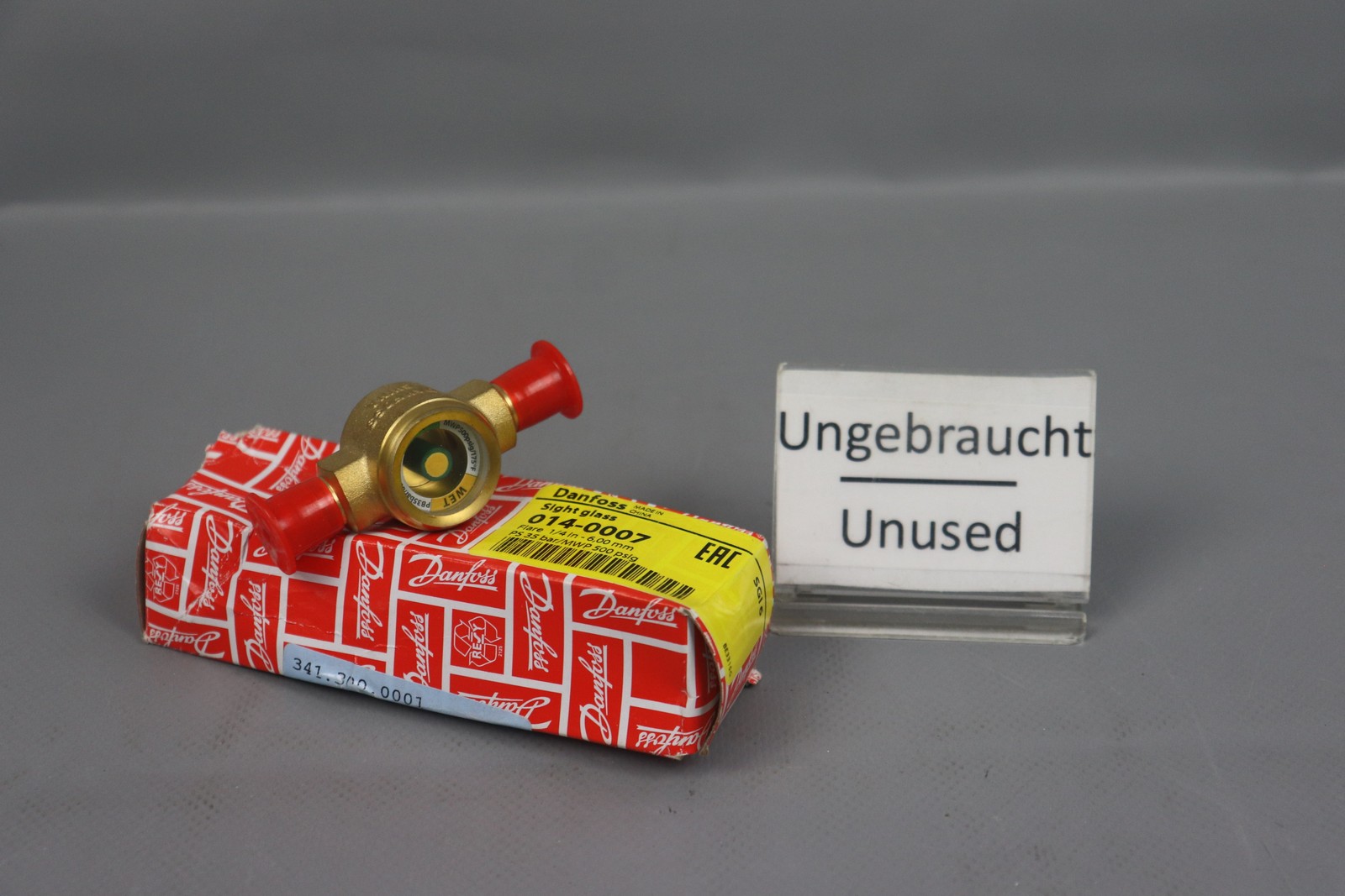 Danfoss 014-0007 Sight Glass Flare 1/4 In 6.00Mm 35 Bar Unused OVP