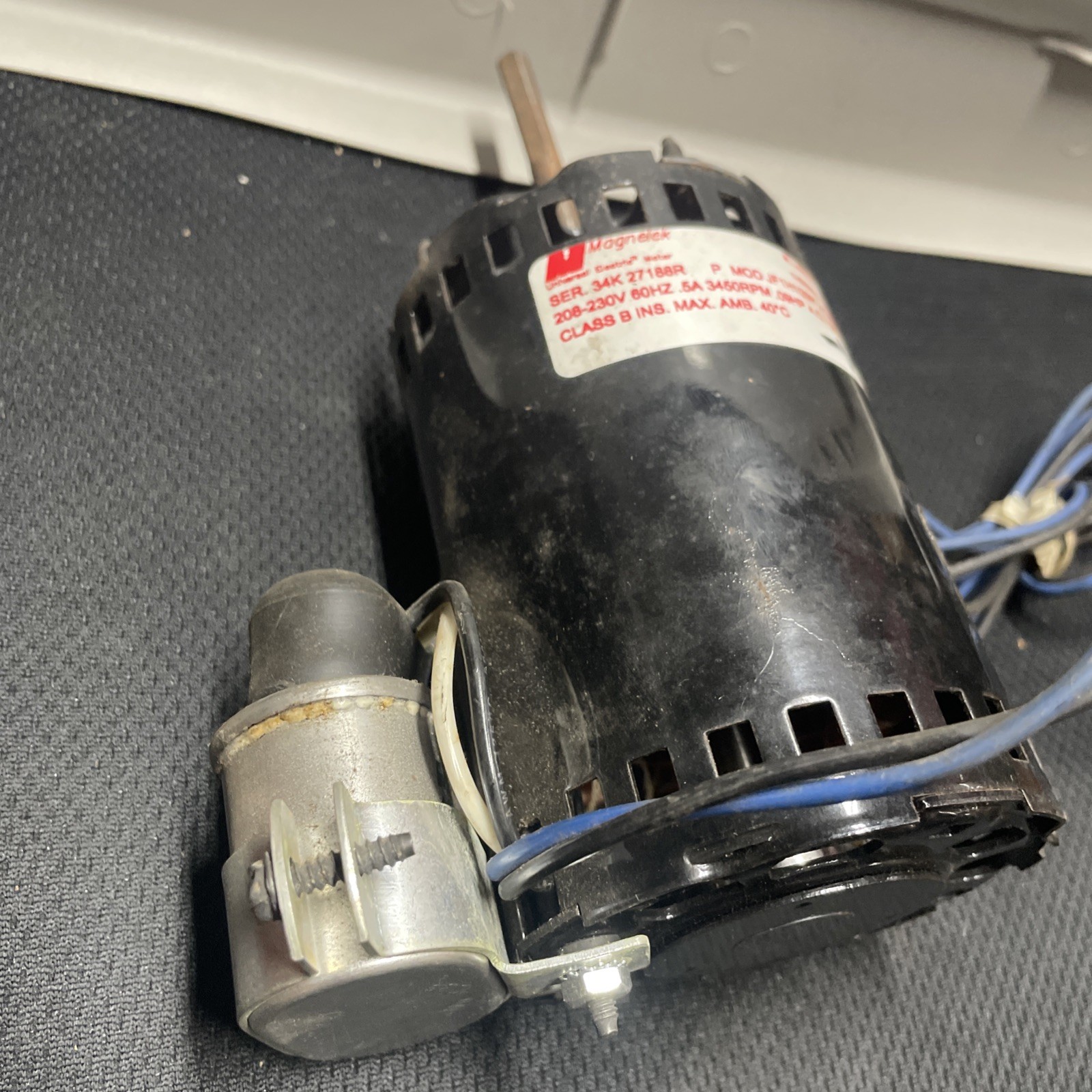 Magnetek 1/10HP Single Phase 208-230v 3450RPM Blower Motor JF1H103N HC30GB231C
