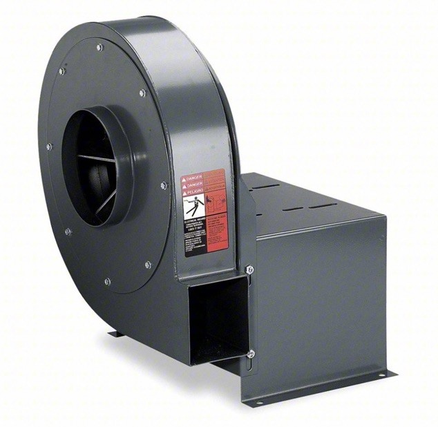 Dayton 2C940 7-3/4 In Wheel Dia 252 Max CFM High Pressure Blower w/out Motor