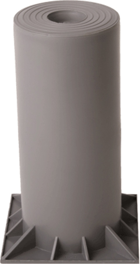 DIVERSITECH HPR-12 Equipment Riser 12″ Gray Recycled Polypropylene 500lb Support