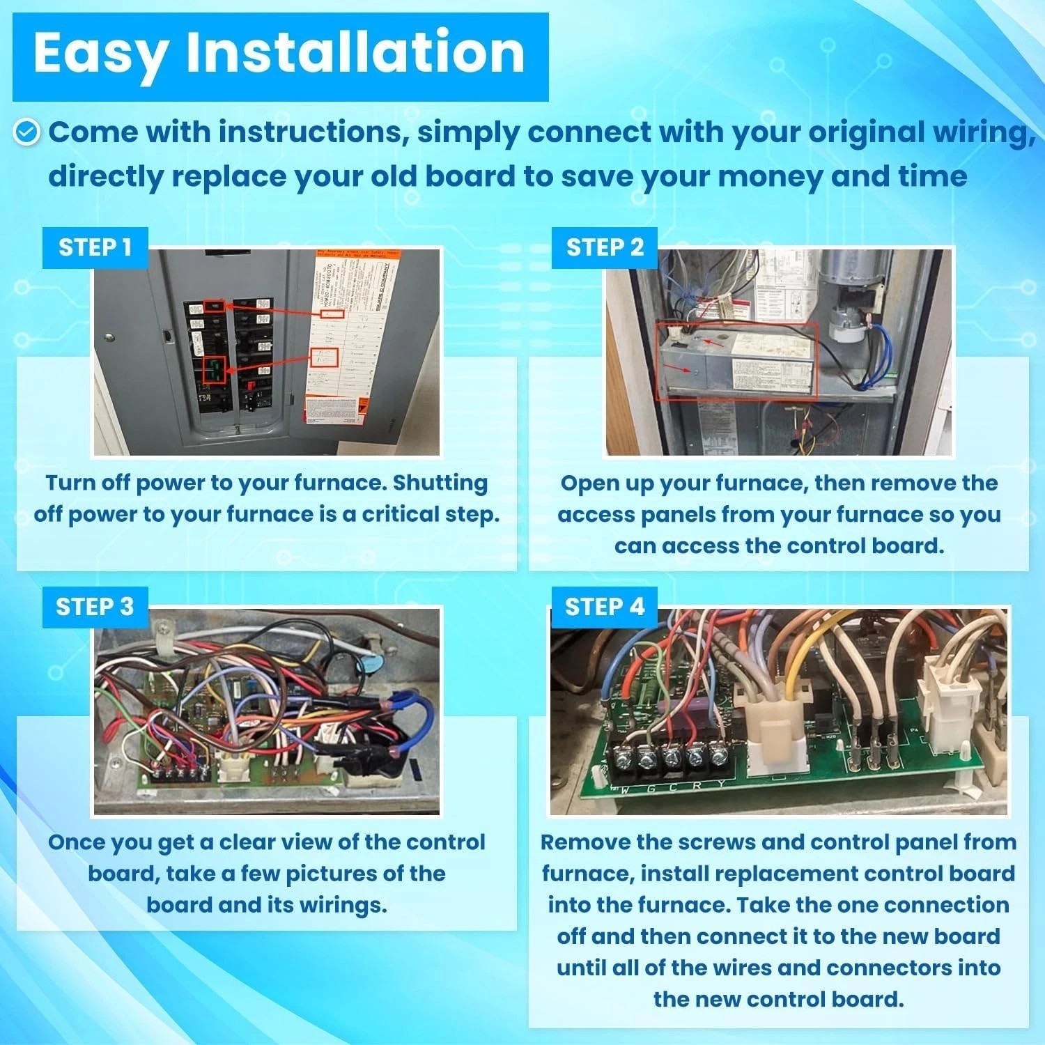 Upgraded Circuit Board for York Luxaire Furnaces