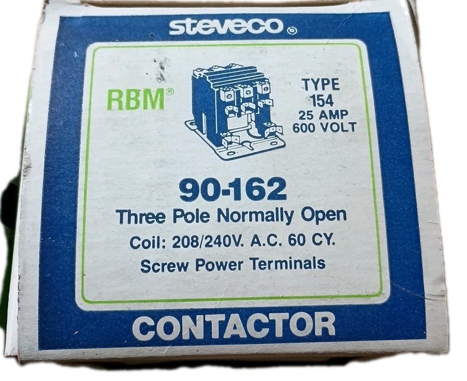 (5) STEVECO Contactor(d) Type 154 25A & 40A
