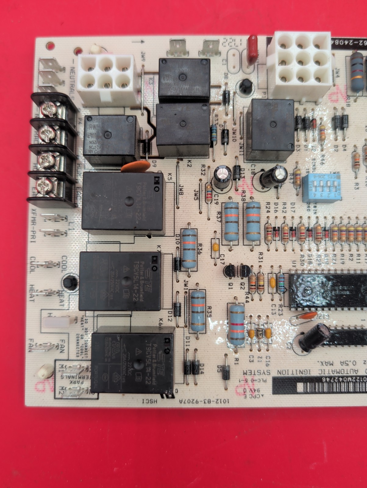 White Rodgers HSCI Furnace Control Board 1012-920A-1 62-24084-02 1012-83-9207A