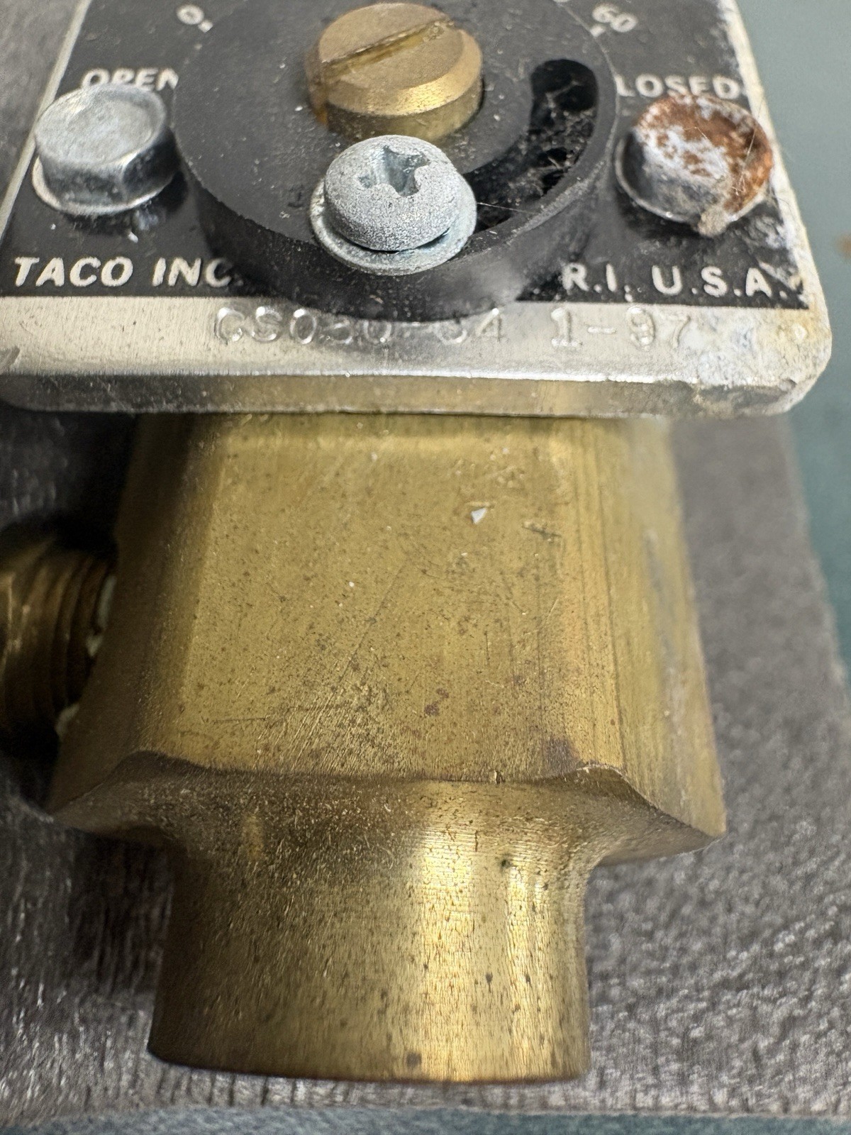 Taco CS050-S4 Circuit Setter Balancing Valve 1/2″ Sweat 300 PSI Max 1-97