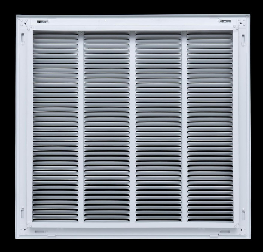 HVAC Premium 32″ X 10″ Steel Return Air Filter Grille for 1″ Filter -Fixed Hinge
