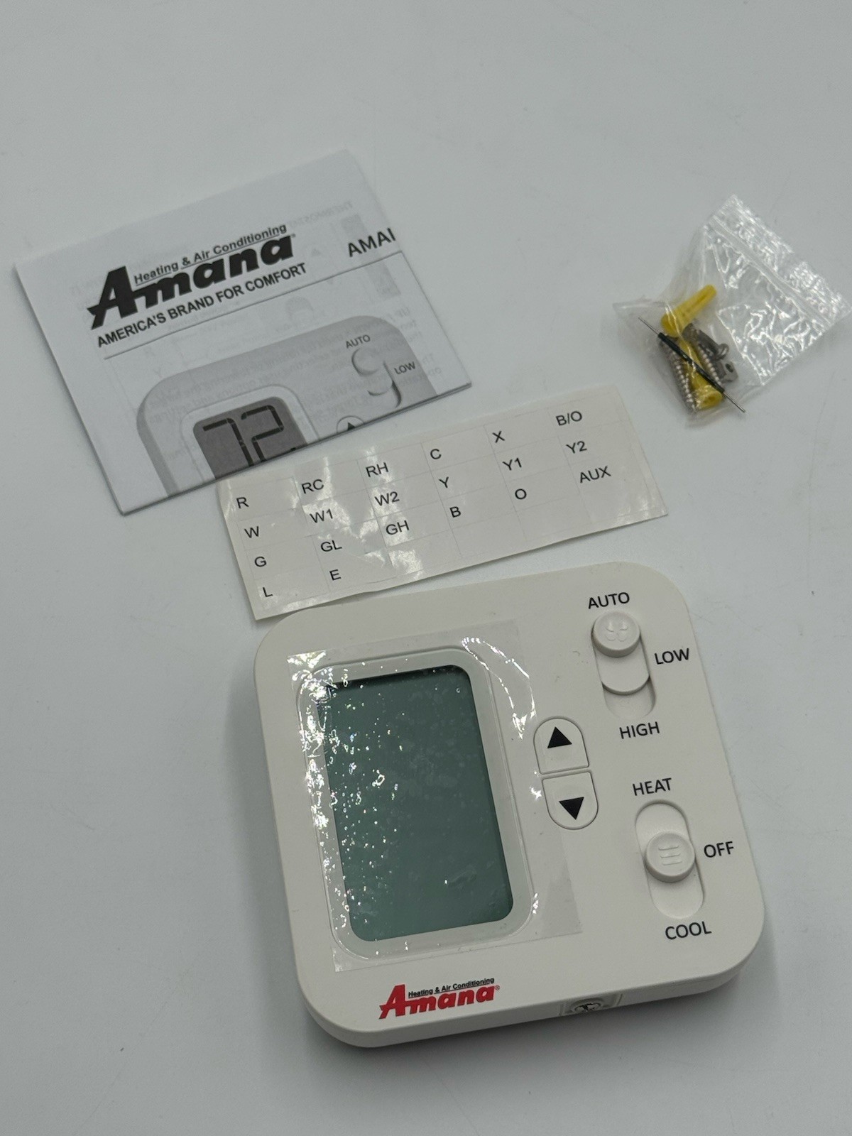Amana PHWT-A150H Mechanical Thermostat Non-Programmable Thermostat