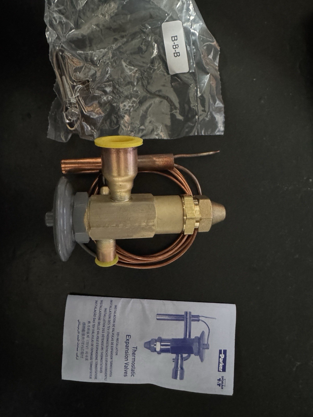Sporlan SVE-5-CP100 Thermostatic Expansion Valve w/ 60 in Capillary Tube
