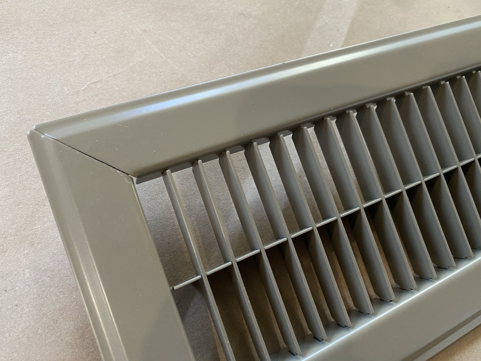 HVAC Premium 4″ X 16″ or 16″ X 4″ Heavy Duty Walkable Floor Grille Fixed Blade
