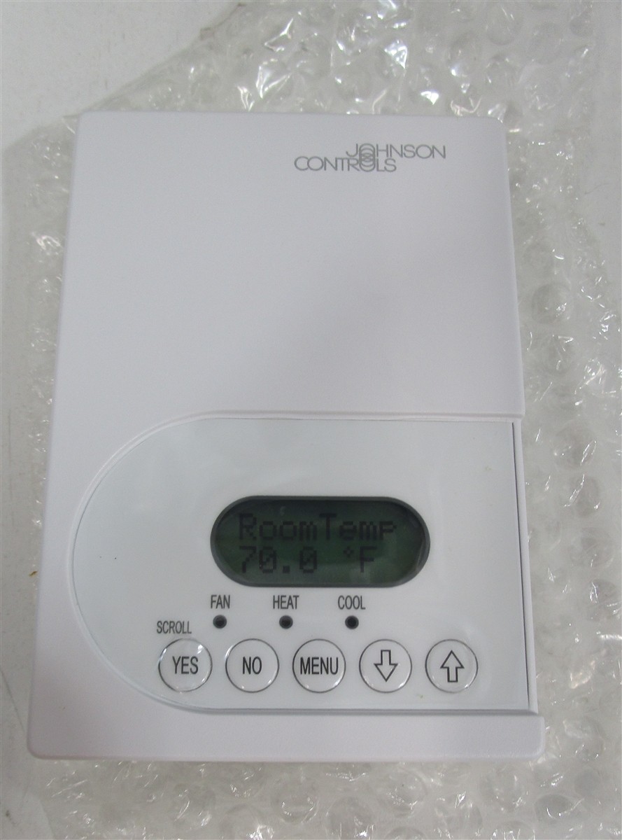 JOHNSON CONTROLS TEC2101-3 Thermostat Non-Programmable 1 Heat/ 1 Cool NEW