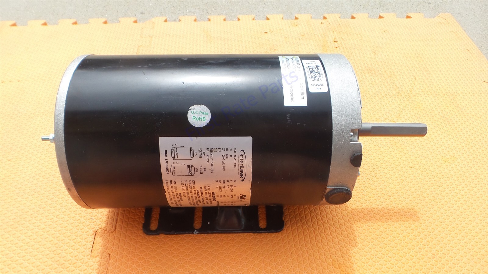 Heatcraft 25391101S Motor 25391101 Interlink YSDK1100-6 2.25 HP 1140 RPM 230 460
