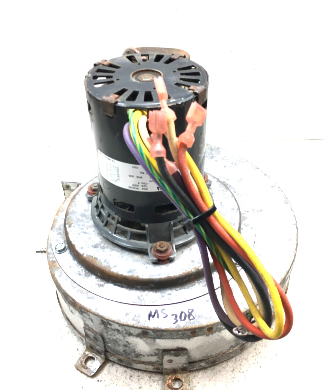 Fasco 70625369 Draft Ind Blower Motor Type U62B1 120/240V 3000RPM used #MS308